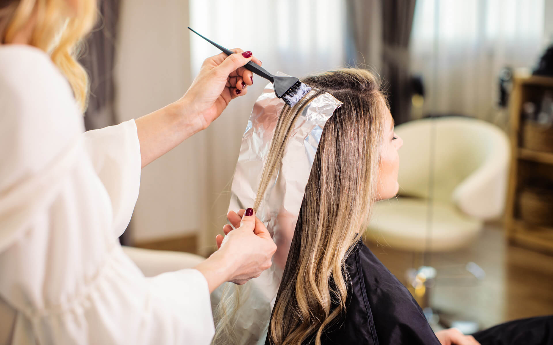 Hair colouring service at Koukla Hair Studio, Niddrie